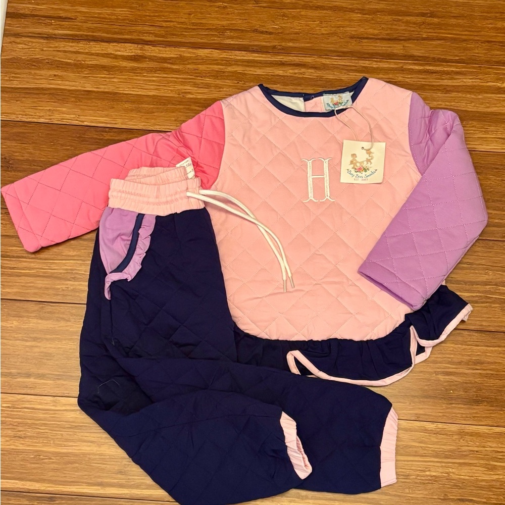 Charming Pink and Purple Kids matching set